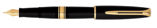  ручки waterman ручка ватерман перьевая в футляре Charleston Black GT